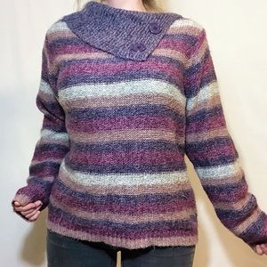 Vintage Chicago Collection striped knit sweater